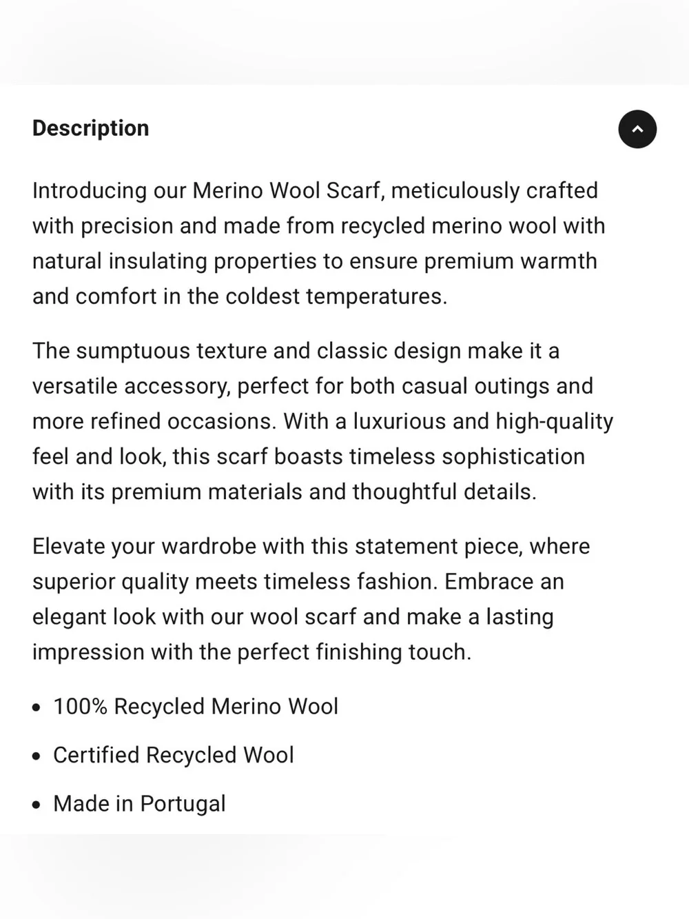 Colorful Standard Merino Wool Scarf, Marled Tan